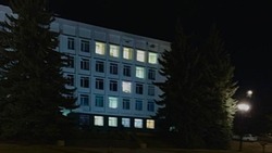 Окна мэрии Кисловодска засветились в виде буквы «Z»
