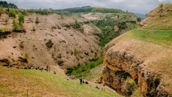В Берёзовском ущелье Кисловодска проходит Всероссийский фестиваль хайлайна