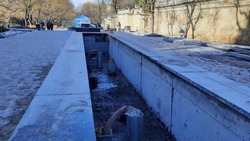 В Кисловодске завершается строительство фонтана длиной 60 метров 