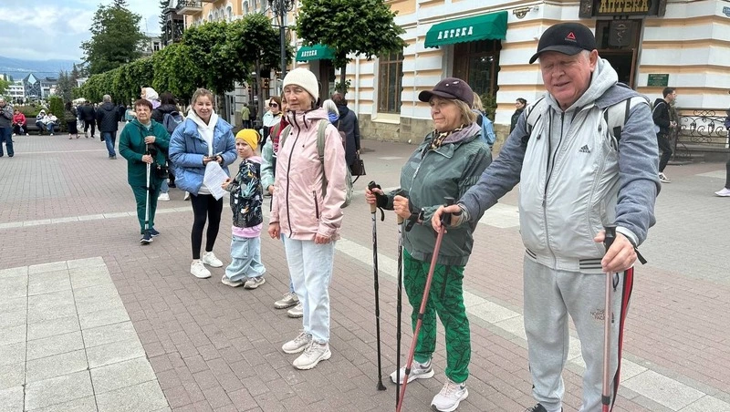 Всемирный день скандинавской ходьбы отметили в Кисловодске
