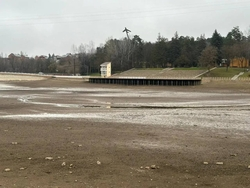 Старое озеро спустили в Кисловодске на время ремонтных работ 