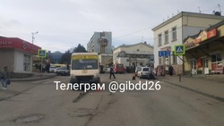 Водитель автобуса сбил пенсионерку на пешеходном переходе в Кисловодске 