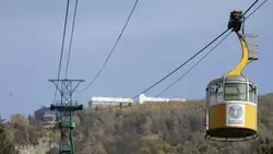 Канатная дорога снова работает в Кисловодске