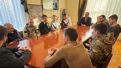 Мэр Кисловодска встретился с мобилизованными земляками