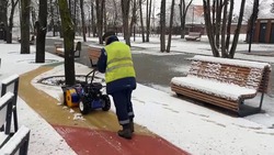 Новую ручную подметальную машину протестировали в Кисловодске 