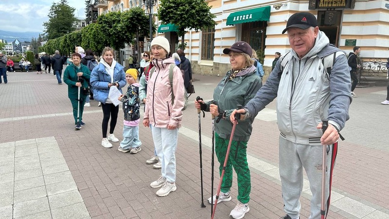 Всемирный день скандинавской ходьбы отметили в Кисловодске