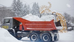 Более 20 единиц техники работало в снегопад в Кисловодске