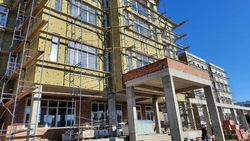 В строящуюся школу Кисловодска подали отопление