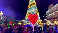 Огни на главной ёлке зажгли в Кисловодске 