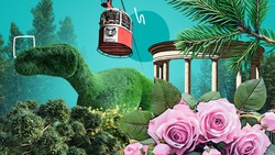 Розы, сосны и динозавры: как выглядит Средний парк Кисловодска