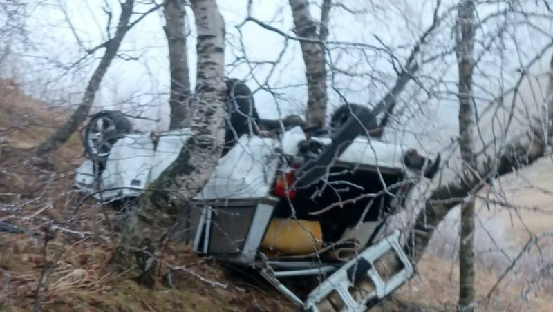 Мужчина погиб в автокатастрофе, сорвавшись с крутого склона под Кисловодском