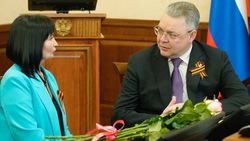 Губернатор Ставрополья встретился с участницей СВО