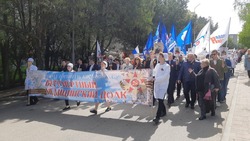 Первый в стране Бессмертный медицинский полк прошёл по улицам Кисловодска