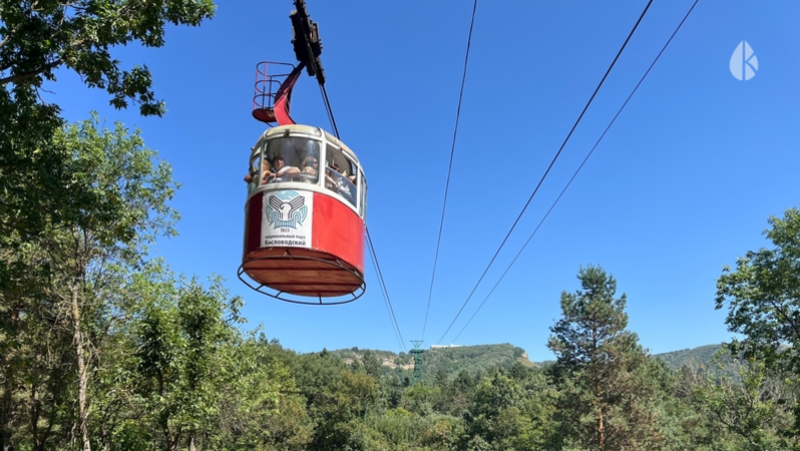 Канатная дорога в Кисловодске возобновила работу после перерыва