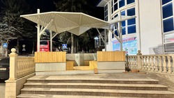 Парклет создали в Кисловодске по улице Желябова 
